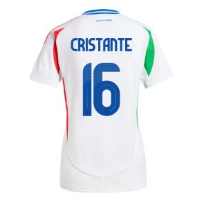 Itálie Bryan Cristante #16 Dámské Venkovní Dres ME 2024 Krátký Rukáv